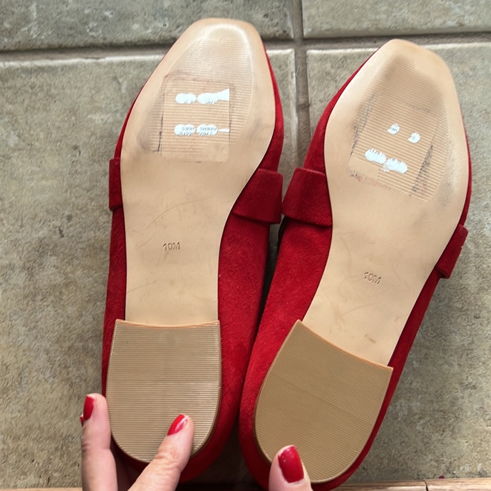 Halogen Red Suede Loafers - Picture 8 of 13